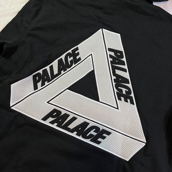 Palace Tri-Mesh Hood Black Tri-ferg Logo - Picture 2 of 10